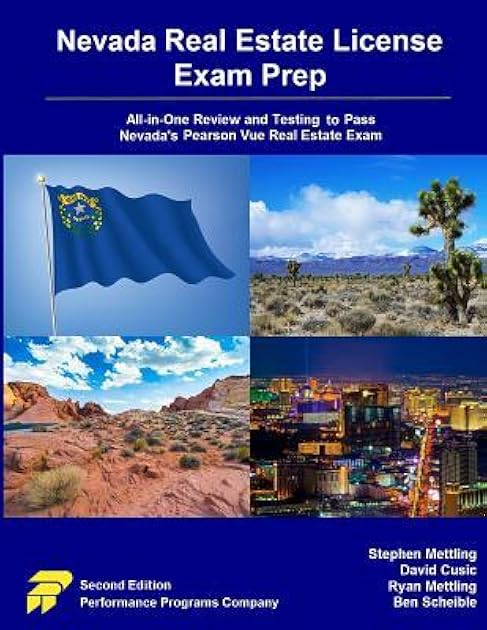 Nevada Real Estate License Exam Prep: All-in-One Review and Testing to Pass Nevada’s Pearson Vue Real Estate Exam