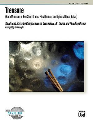 Treasure: For a Minimum of Five Steel Drums, Plus Drumset and Optional Bass Guitar, Conductor Score & Parts (Alfred's Pop Steel Drum Ensemble Series)