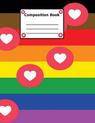 Composition Book: New Philly Pride Flag with Hearts
