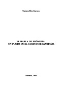 El habla de Frómista : un punto en el camino de Santiago