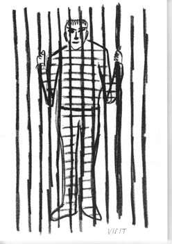 Andreas Züst: Knastzeichnungen (Blockbinding)