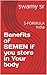 Benefits of SEMEN if you st...