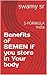 Benefits of SEMEN if you store in Your body by S.R. Swamy