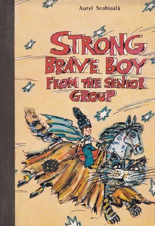 Strong brave boy from the senior group