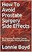 How To Avoid Prostate Surge...