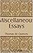 Miscellaneous Essays