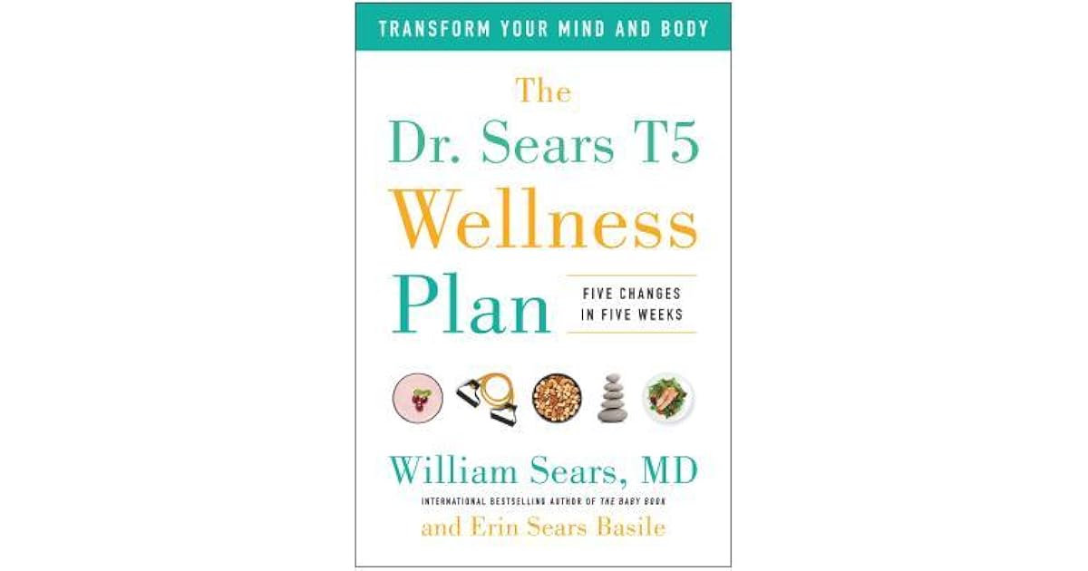 Book giveaway for The Dr. Sears T5 Wellness Plan Five Changes in Five