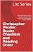 Christopher Paolini Books Checklist and Reading Order by List Series