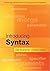 Introducing Syntax (Cambridge Introductions to Language and Linguistics)