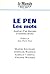 Le Pen, les mots : analyse d'un discours d'extrême-droite