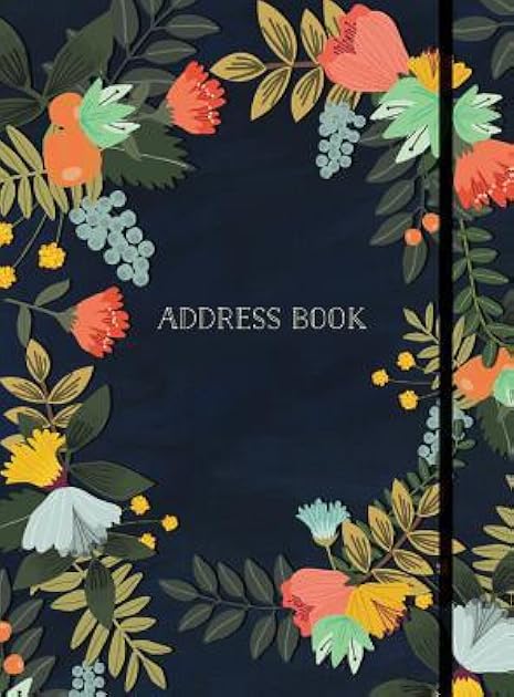 Address Book - Modern Floral Large