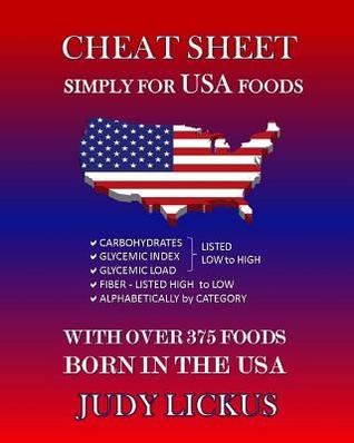 Cheat Sheet Simply for USA Foods: CARBOHYDRATE, GLYCEMIC INDEX, GLYCEMIC LOAD FOODS Listed from LOW to HIGH + High FIBER FOODS Listed from HIGH TO ... CATEGORY with OVER 375 foods BORN IN THE USA