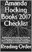 Amanda Hocking Books 2017 Checklist by Reading Order