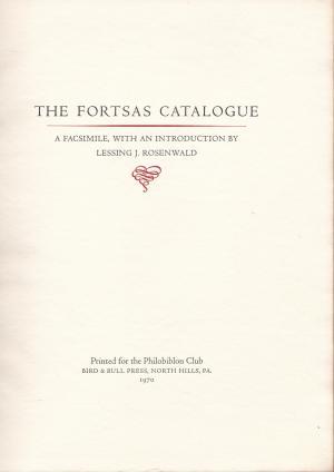The Fortsas Catalogue; A facsimile