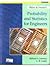 Miller & Freunds Probability And Statistics For Engineers