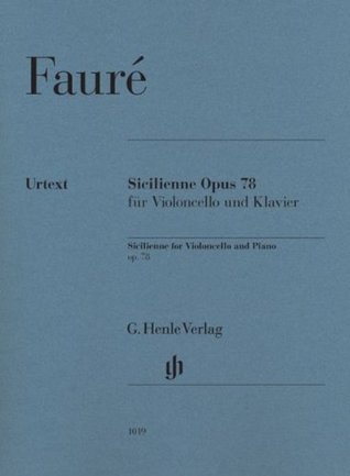 SICILIENNE OP. 78 (Sheet music)
