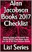 Alan Jacobson Books 2017 Checklist by List Series Alan Jacobson Books 2017 Checklist by List Series