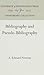 Bibliography and Pseudo-Bibliography (Anniversary Collection)