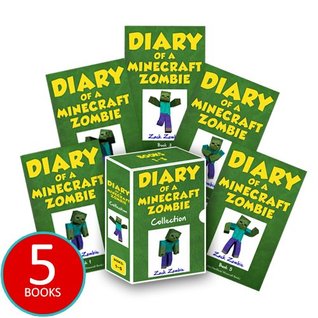 Diary of a Minecraft Zombie, Books 1-5 (Paperback)