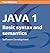 JAVA 1 Basic Syntax and semantics by Poal Klausen
