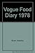 "Vogue" Food Diary 1978