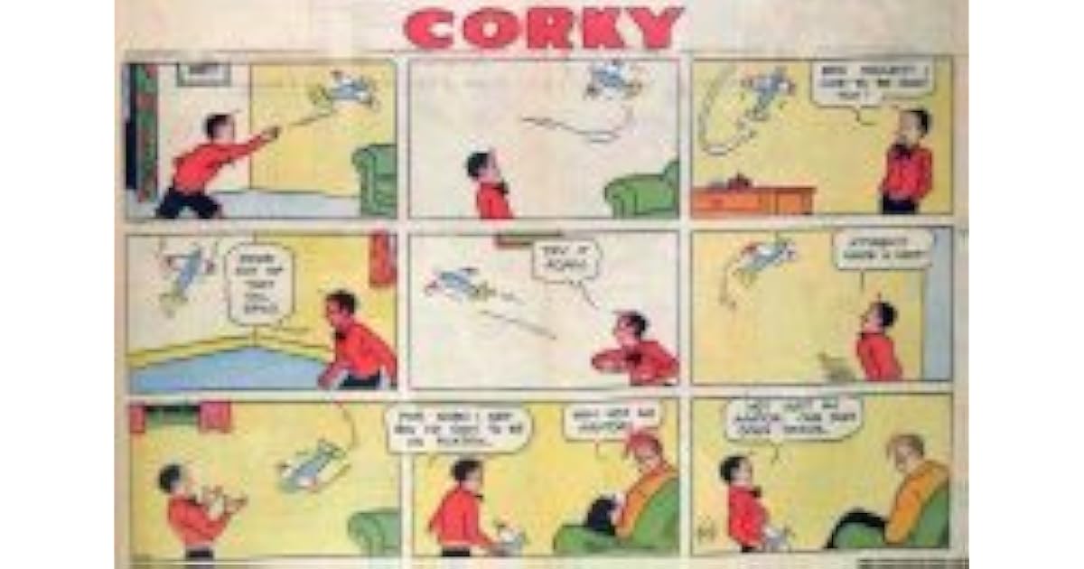 Corky Comic Strip (1939) by Frank King