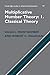 Multiplicative Number Theory I: Classical Theory (Cambridge Studies in Advanced Mathematics Book 97)