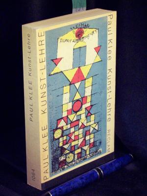 Kunst-Lehre. Aufsätze, Vorträge, Rezensionen und Beiträge zur bildnerischen Formlehre (Hardcover)