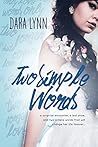 Two Simple Words Book cover for Two Simple Words