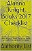 Alanna Knight Books 2017 Checklist by Authority List