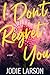 I Don't Regret You