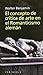El concepto de la crítica de arte en el Romanticismo alemán