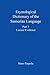 Etymological Dictionary of the Sumerian Language