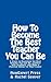 How To Become The Best Teac...