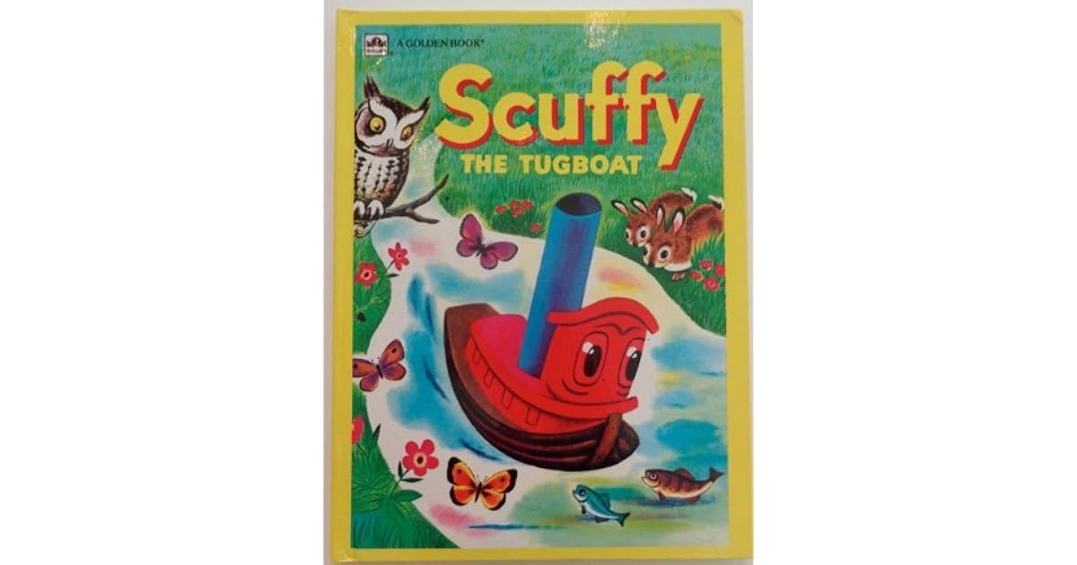 scuffy the tugboat bath toy