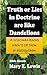 Truth or Lies in Doctrine a...