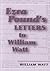 Ezra Pound's Letters to William Watt by William Watt