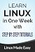Linux: Learn Linux In One Week With Step By Step Tutorials