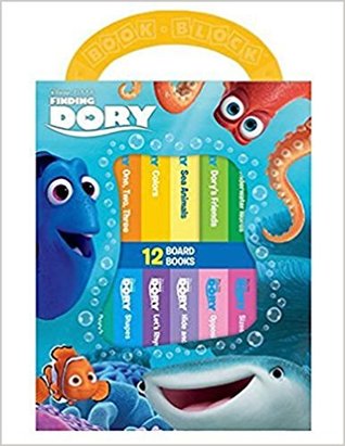 Disney Pixar Finding Dory 12 Board Books in Carrying Case