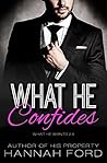 What He Confides (What He Wants, #24)