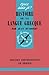 Histoire de la langue grecque