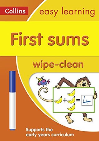 First Sums: Wipe-Clean Activity Book (Collins Easy Learning Preschool)