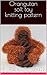 Orangutan soft toy knitting...