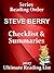 STEVE BERRY - CHECKLIST AND...