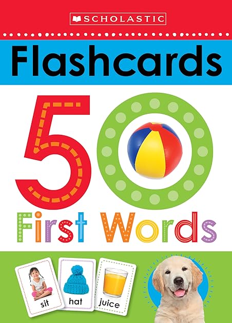 50 First Words Flashcards: Scholastic Early Learners (Flashcards)