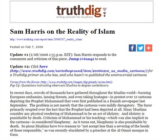 Sam Harris on the Reality of Islam