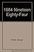 Nineteen Eighty-Four by George Orwell Nineteen Eighty-Four by George Orwell
