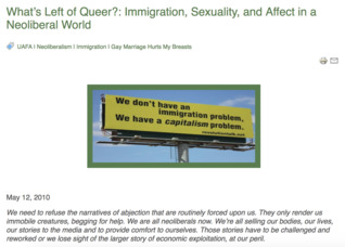 What’s Left of Queer?: Immigration, Sexuality, and Affect in a Neoliberal World