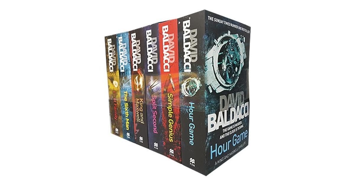 King and Maxwell Series Collection 6 Books: Hour Game / Simple Genius