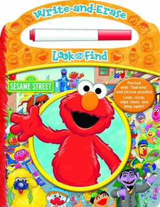 Sesame Street: Write and Ease Look and Find (Board book)